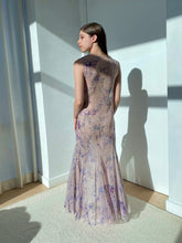 Load image into Gallery viewer, Lavender Silk Chiffon Dress