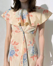Load image into Gallery viewer, Peachy Cream Satin Taffeta Dress