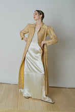 Load image into Gallery viewer, Harrod's London 1970's Brocade Floor Length Coat