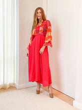 Load image into Gallery viewer, Thea Porter 1970's Dress with Chiffon Sleeves