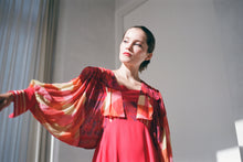 Load image into Gallery viewer, Thea Porter 1970's Dress with Chiffon Sleeves