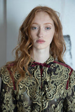 Load image into Gallery viewer, Frank Usher Embroidered Tulle blouse
