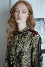 Load image into Gallery viewer, Frank Usher Embroidered Tulle blouse