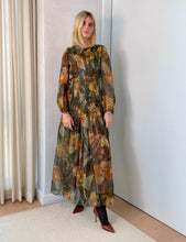 Load image into Gallery viewer, 1970s Pierre Cardin inspired silk chiffon dress