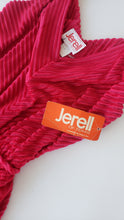 Load image into Gallery viewer, Jerell of Texas Magenta Chenille 1970's Dress
