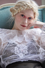 Load image into Gallery viewer, Embroidered Tulle Blouse
