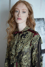 Load image into Gallery viewer, Frank Usher Embroidered Tulle blouse
