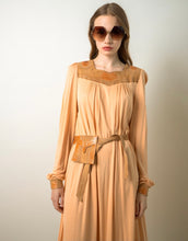 Load image into Gallery viewer, 1970 Ann Buck dress with belt bag

