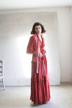 Load image into Gallery viewer, Ossie Clark 1970&#39;s Persimmon Maxi Dress
