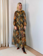 Load image into Gallery viewer, 1970s Pierre Cardin inspired silk chiffon dress
